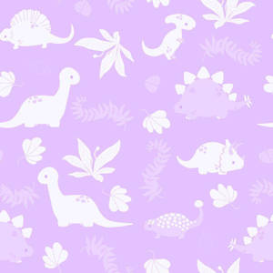 Oulike Dinosourus Collage Pers Estetika — Oulike dinosourus Muurpapier