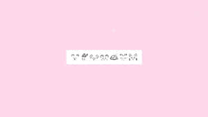 Oulike en Lieflike Pienk Kawaii Agtergrond — Pienk Kawaii Muurpapier
