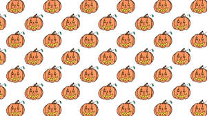 Oulike Estetiese Halloween Klassieke Pampoene — Oulike estetiese halloween Muurpapier