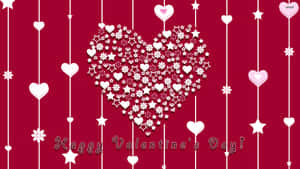 Oulike Gelukkige Valentynsdag — Harte Muurpapier