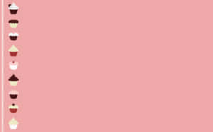 Oulike Kawaii Meisie In Pienk — Kawaii pienk Muurpapier