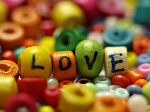 Oulike Liefdeskrale — Oulike liefde Muurpapier