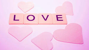 Oulike Liefde Scrabble — Oulike liefde Muurpapier