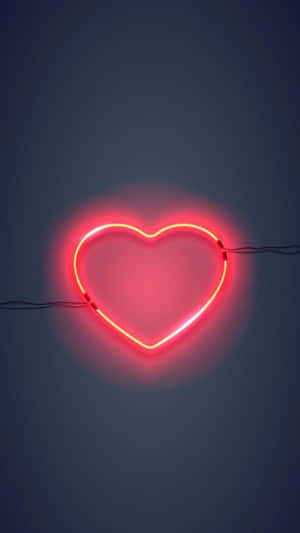 Oulike Neonpienk — Neon Muurpapier