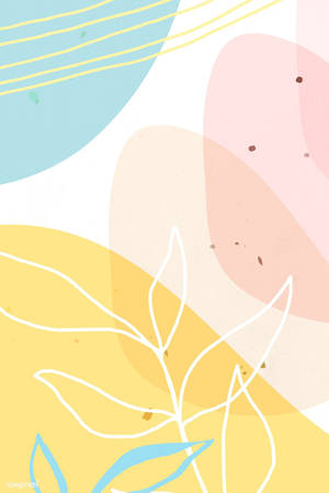 Oulike Pastel Abstrakte Kuns — Abstrakte kuns GIF Muurpapier