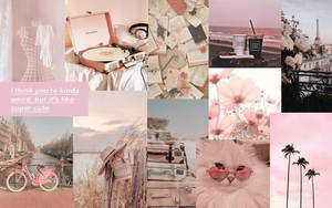 Oulike Pastel Sonsondergang Stemmingsbord — Oulike Pastel Muurpapier