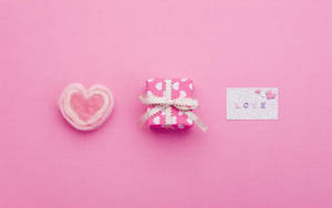 Oulike pienk items agtergrond — Oulik pienk Muurpapier