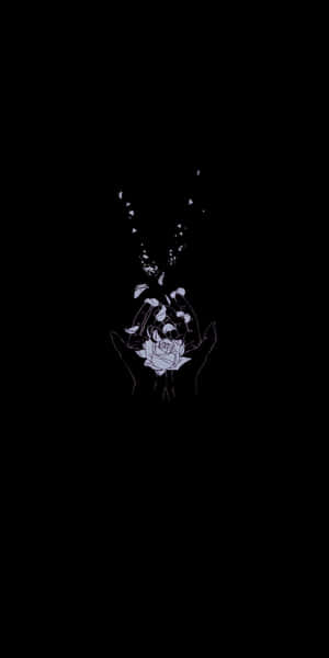 Oulike swart agtergrond — Oulik swart Muurpapier