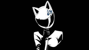 Oulike Swart-en-Wit Estetiese Celty Sturluson — Oulik lessenaar Muurpapier