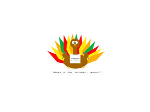 Oulike Thanksgiving-kalkoenkuns — Oulike Thanksgiving Muurpapier