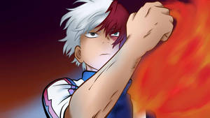 Oulike Todokori My Hero Academia Tekening plakpapier — Snoesige todoroki Muurpapier