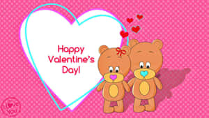 Oulike Valentynsdag — Snoesbeer Muurpapier