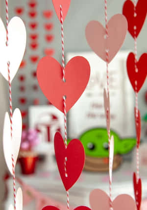 Valentyns [prent] — Estetiese hart Muurpapier