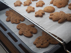 Varsgebakte gemmerkoekies agtergrond — 4:3 Muurpapier