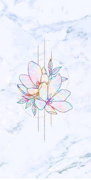 Pastel Marmer en Logo — Pastelblou Muurpapier