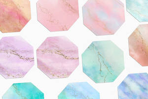 Pastel Marmer Tëls — Pastel Muurpapier