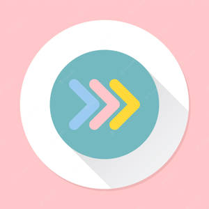 Pastel Volgende Pyl — Pastel Muurpapier