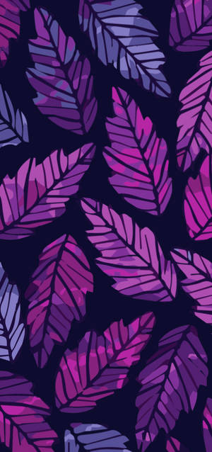 Pers Loof Estetiese Patroon-agtergrond — iPhone X Muurpapier