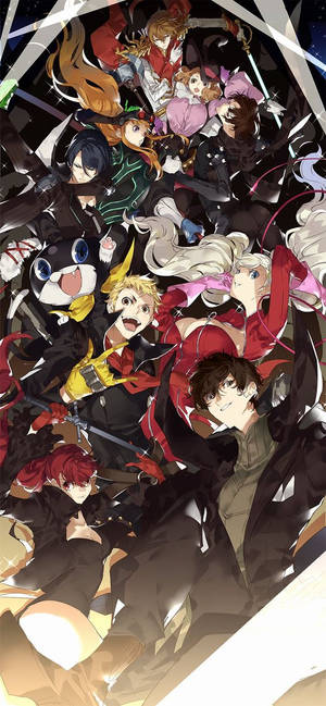 Persona 5 Foon — Galaxy A08 Muurpapier