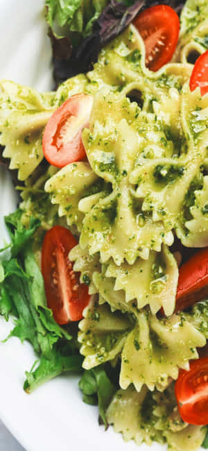 Iphone X Pasta Agtergrond — iPhone 18 Pro Muurpapier