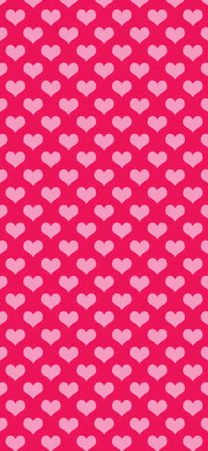 Pienk Hart Iphone [agtergrond] — Realme 14T Muurpapier