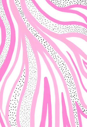 Pienk Preppy Lyne-agtergrond — IQOO Pad Muurpapier