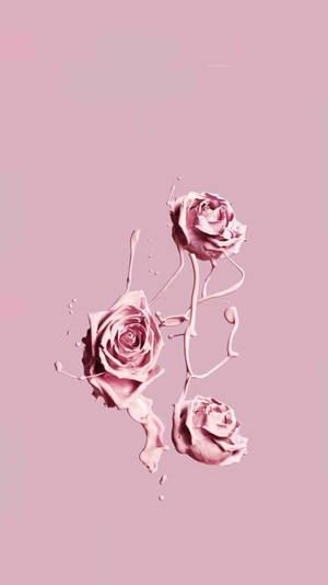 Pink Vintage Esteties — Estetiese pienk Muurpapier