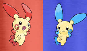 Plusle [muurpapier] — Pokémon Muurpapier