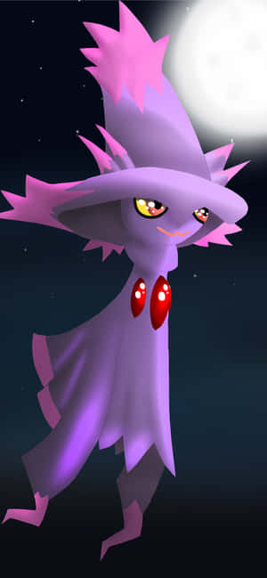 Pokémon Mismagius met Briljante Maan — Oppo Reno16 FS Muurpapier