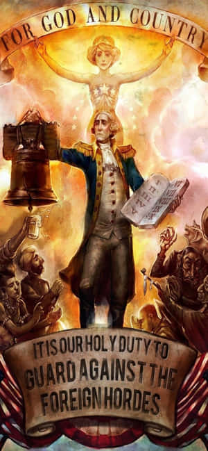 iPhone Xs Max Bioshock Infinite-agtergrond — Samsung Galaxy S20 Muurpapier