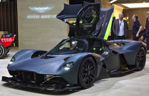 Pragtige Aston Martin Valkyrie Hipermotor in Volle Glorie — Steam Deck Muurpapier