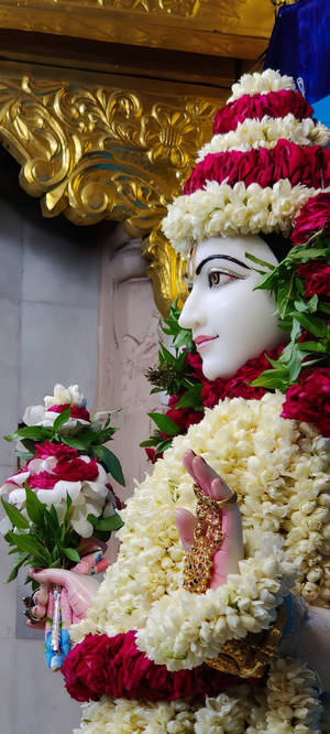 Pragtige Krishna Maharaj-standbeeld — Honor Magic8 RSR Porsche Design Muurpapier