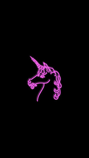Pragtige Neonpienk — Neon Muurpapier