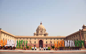Presidensiële Paleis Indië Rashtrapati Bhavan Vlae