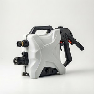 'n Minimalistiese wit drukreiniger geïsoleer op 'n wit agtergrond. — Tecno Phantom V Flip2 Muurpapier
