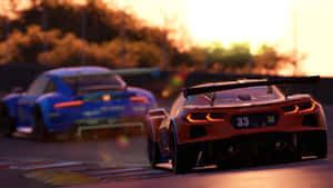 Project Cars 2 agtergrond — Sonsondergang Muurpapier