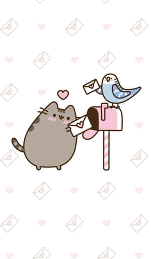 Kawaii Valentyn — Skoon Muurpapier