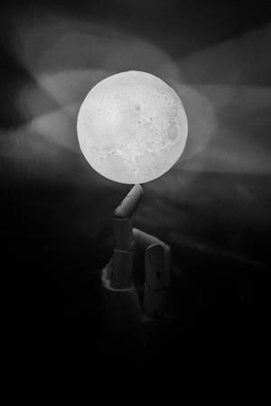 Raak Aan die Volmaan — Estetiese maan Muurpapier