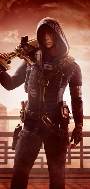 Android Rainbow Six Siege Agtergrond — Huawei Pura 90 Muurpapier