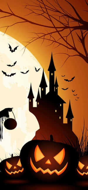 Raak kreatief met jou kostuum hierdie Halloween met jou iPhone. — Halloween iPhone Muurpapier
