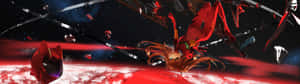 Rooi Ultra Wye HD — Anime karakters GIF Muurpapier