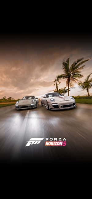 Iphone X Forza Motorsport 7 Agtergrond — Galaxy F Muurpapier