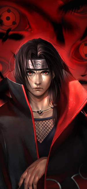 Realistiese Itachi Uchiha — Galaxy S26 Muurpapier