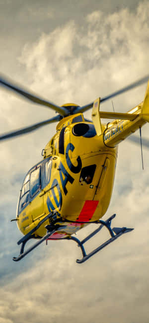 Iphone Xs Helikopters Agtergrond — Galaxy M07 Muurpapier