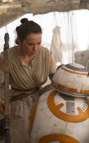 Rey en BB-8 Star Wars-tablet — Xiaomi Pad Mini Muurpapier