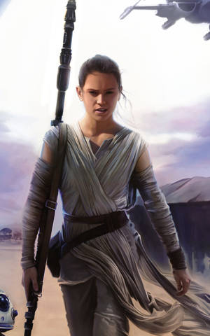 Rey Skywalker Star Wars Tablette — Lenovo Idea Tab Pro Muurpapier