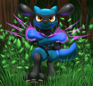 Riolu Spektrale Kloue — Pokémon Muurpapier