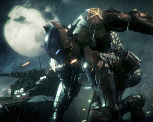 Robot Batman van Arkham Knight agtergrond