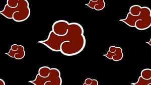Rooi Wolk Akatsuki van Naruto PC