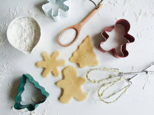 Rou gemmerkoekies agtergrond — 4:3 Muurpapier